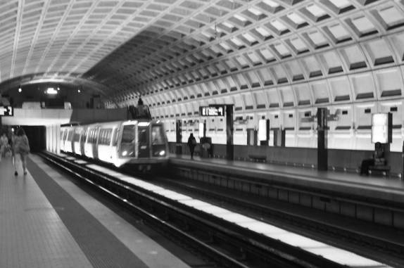 Estação de metrô em Washington DC, capital dos Estados Unidos